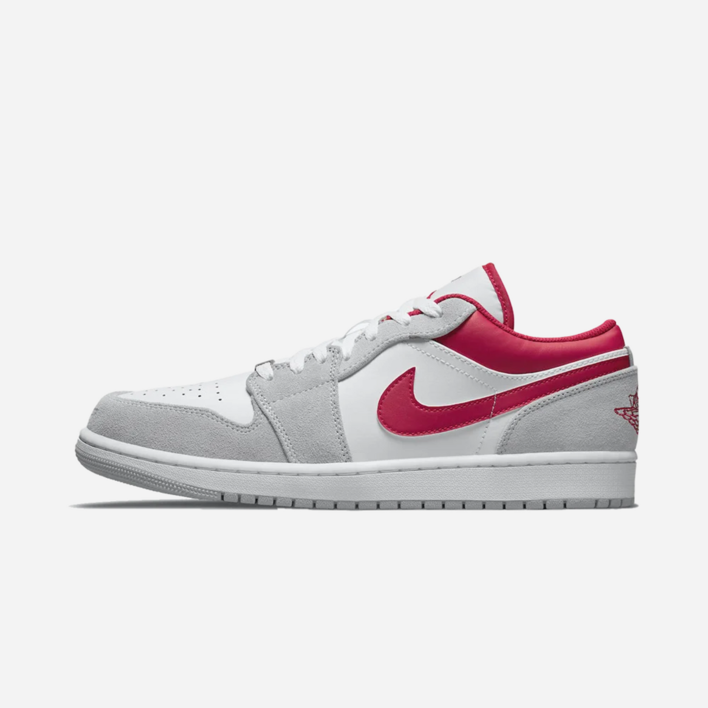 Air Jordan 1 Low SE Light Smoke Grey Gym Red