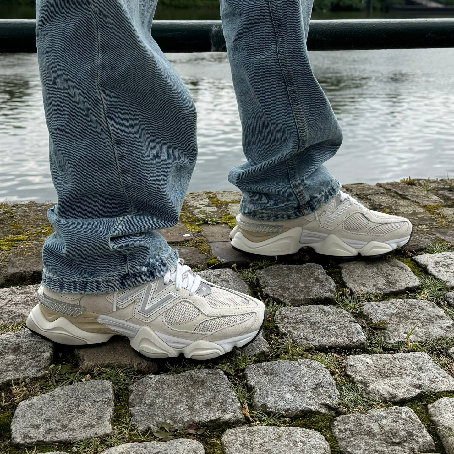 New Balance 9060 Sea Salt White