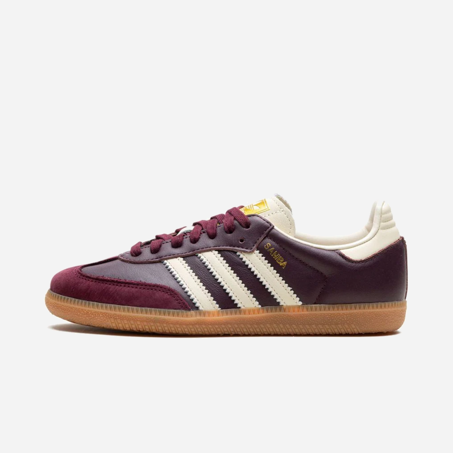 adidas Samba OG Maroon Gold Metallic