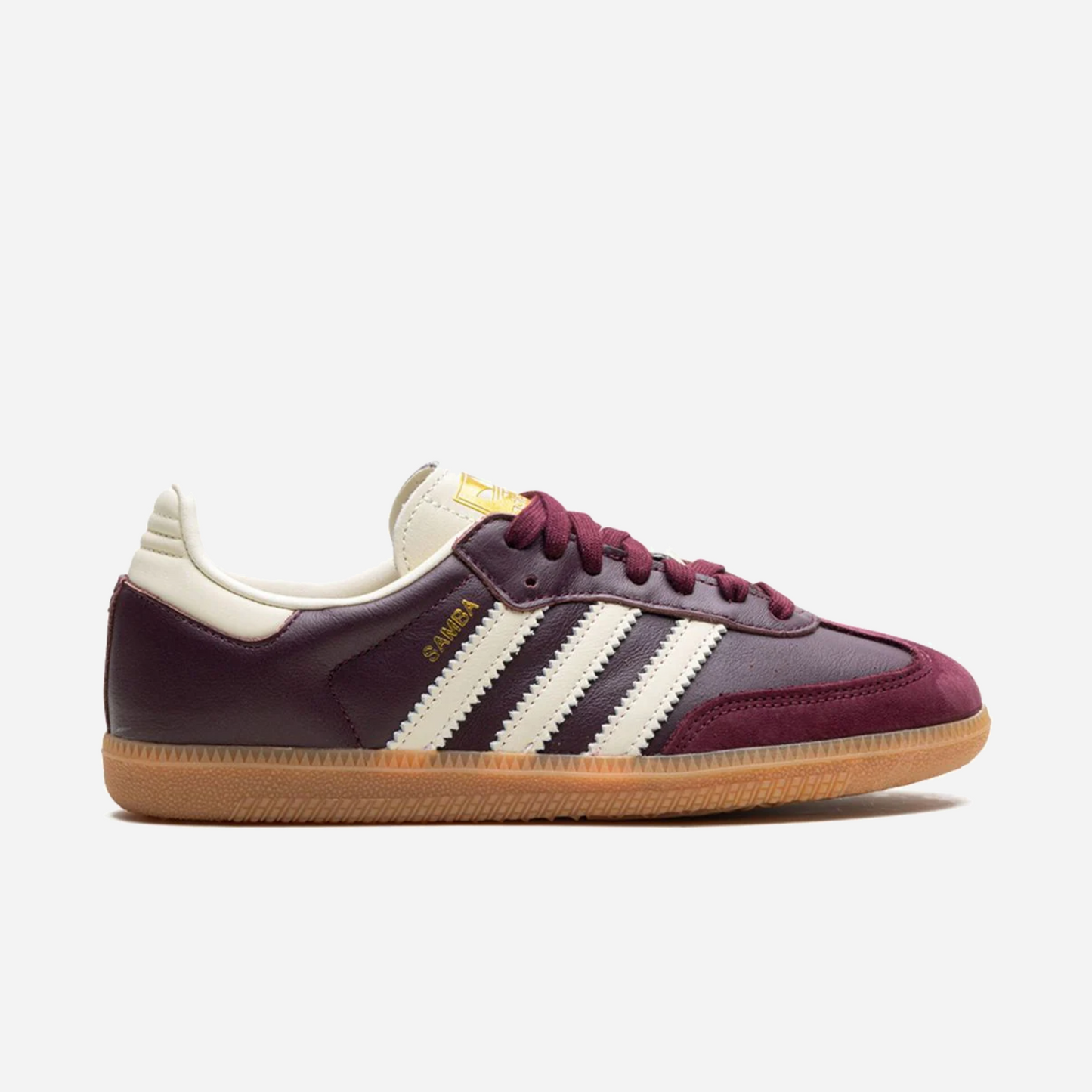 adidas Samba OG Maroon Gold Metallic